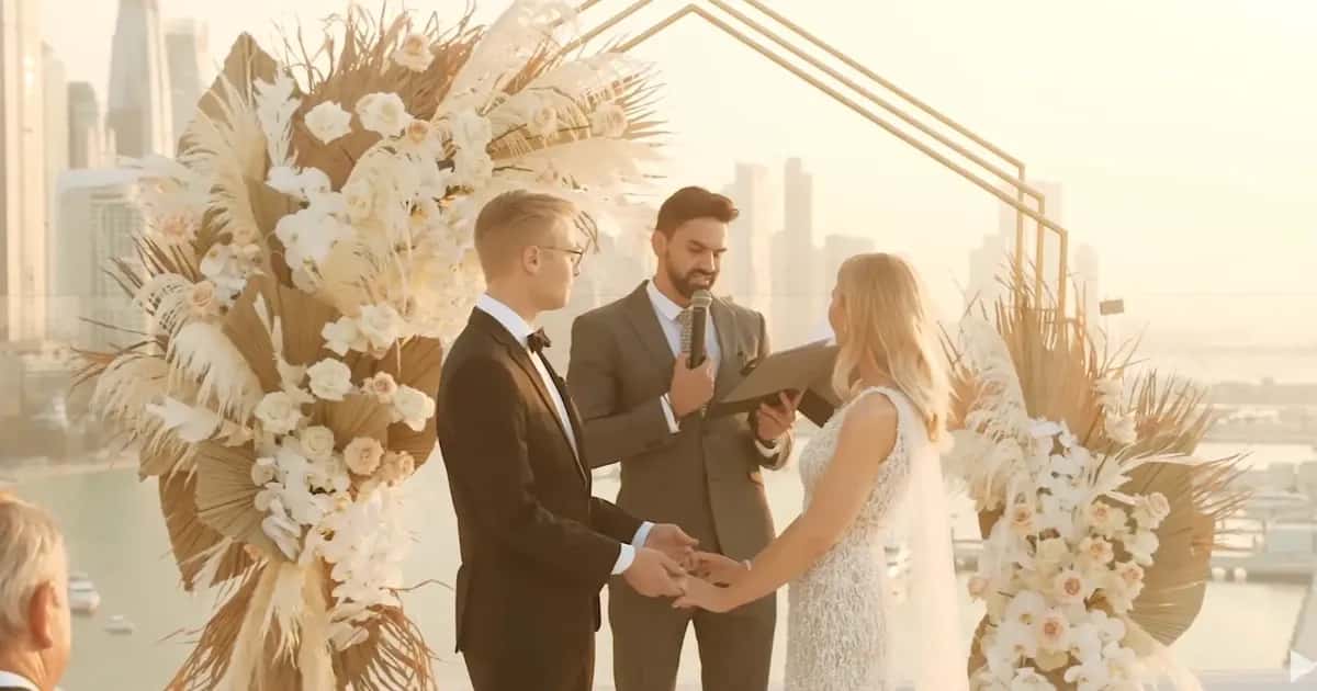 Victoria and Wes’ Wedding Ceremony, Celebrated by Darryl Rees