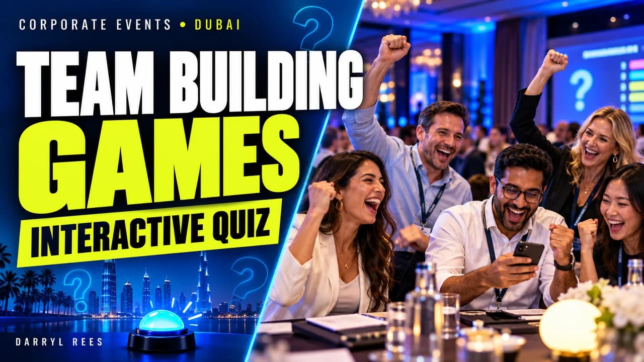Corporate Quiz Dubai with Darryl Rees video 1