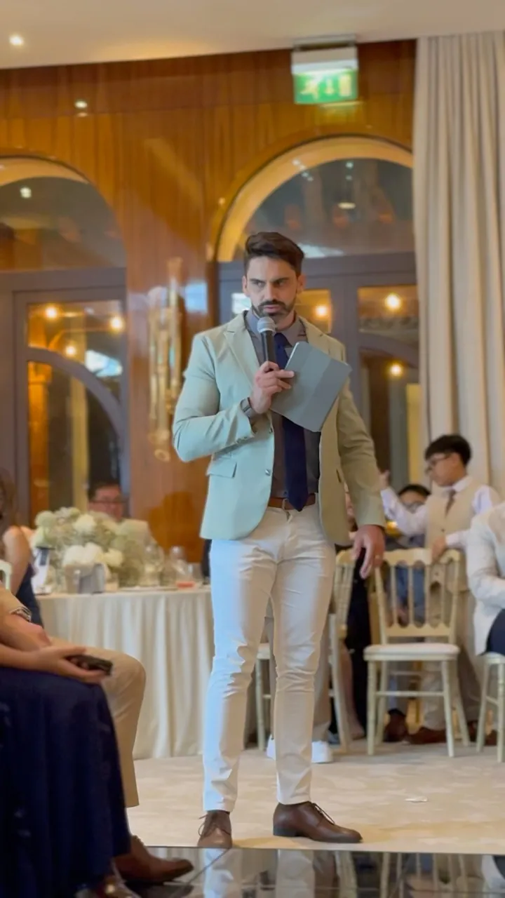 Darryl Rees Wedding MC video 1