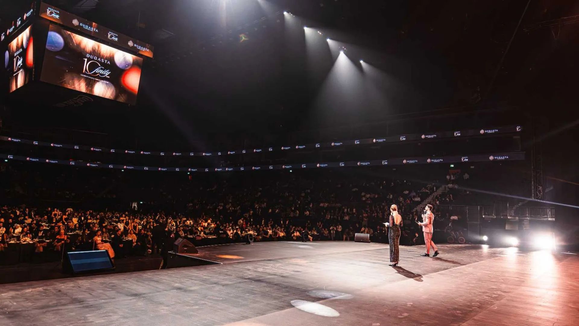 Darryl Rees MC at arena event